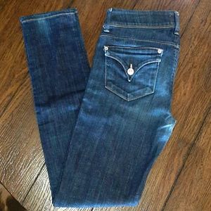 Hudson Flap Pocket Skinny Jeans
